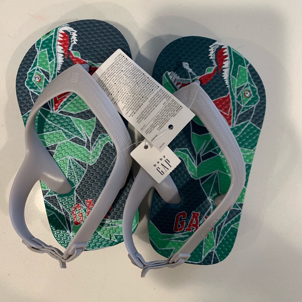 Toddler Boy Stripe Flip Flops